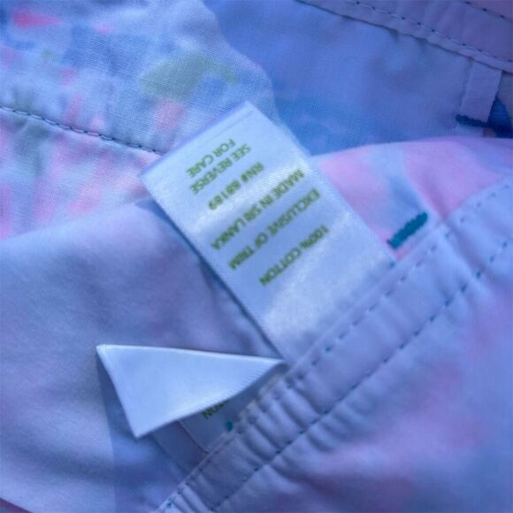 Lilly Pulitzer Callahan Shorts Size 2 Chino Multicolor Print Summer Beach - Picture 6 of 6